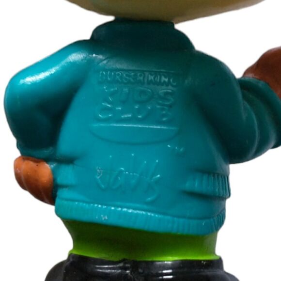 Burger Kids Club Glo Troll JAWS Doll Green Hair Vintage 1993 Meal Toy Retro - Picture 6 of 16